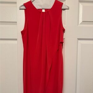Maggy London size 8 coral color dress.